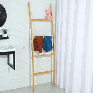 Porte-serviettes en bambou 4 barres