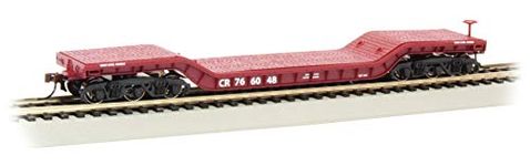 HO Track - Bachmann 52 Inch Depressed-Centre Flatcar Conrail