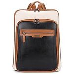 CLUCI Leather Laptop Backpack for W