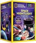 NATIONAL GEOGRAPHIC Diamond Painting Solar System Night Light - Make Your Own Night Light with 1000+ Gems to Decorate, Arts and Crafts Kits for Kids ages 8 9 10 11 12, DIY Space Gift, Planets for Kids