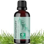 Pure Rosemary Essential Oil for Hair - Rosemary Oil for Hair Skin and Nails - Aromatherapy Oils Rosemary Essential Oil for Diffuser and Humidifier Rosemary Hair Oil for Dry Scalp Care and Skin Care