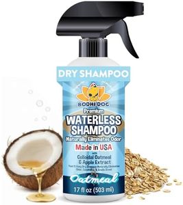 Bodhi Dog Waterless Shampoo - Natural Dry Shampoo for Dogs & Cats - Neutralizes Pet Odor - No Rinse Required - Made of Natural Extracts - Safe for Sensitive Skin - Oatmeal & Apple (17 Fl Oz)