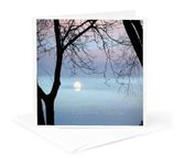 3dRose gc_43393_5 6 x 6-Inch Pastel Sky, Eytyxismena Genethlia, Happy Birthday in Greek Greeting Card