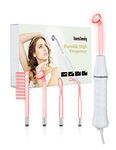 Lilishy Handheld Facial Skin Machine Set with Wand and Tubes for high frequency using in travel,White,JL12161