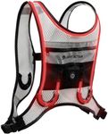 Light Active Night Vest - Reflective Safety Vest for Biking Running Jogging - LED Vest - Light Up Vest for Safety (Silver M/L)
