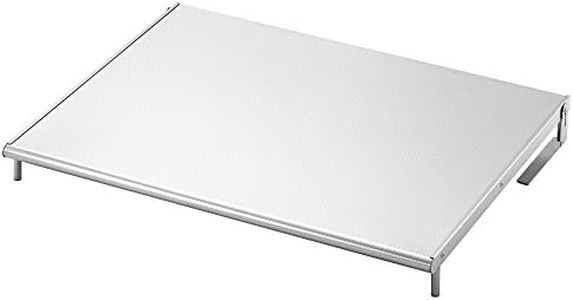 Yoshikawa 1304608 Gas Stove Exhaust Vent Cover, Oil Flaper, Guard 23.6 inches (60 cm), Depth 20.5 inches (52 cm), Silver, Made in Japan, Super Embossing, 1304608, Width Below 24.0 inches (61 cm),