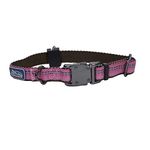 K9 Explorer Reflective Adjustable Dog Collar Rosebud 5/8 x 8-12 Inch