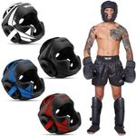 Elite Sports MMA Sparring Boxing Head Gear (Black)