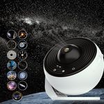 Star Projector,Galaxy Projector for Bedroom,HD Image Starry Sky Night Light with 4K Replaceable 13 Film Discs,360° Rotating,Timed Planetarium Projector for Kids,Home Theater,Ceiling,Room Decoration