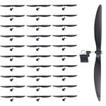 You Make 30-Pack - 6" Plastic Propeller with Metal Shaft and Plastic Mount for Craft Sticks Ideal for Rubber Band Powered Science and Engineer Projects Like Airplanes and Helicopters