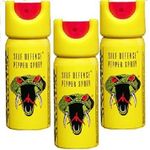 Cobra Self Defence Weapon Pepper Stream Spray Pack of 3