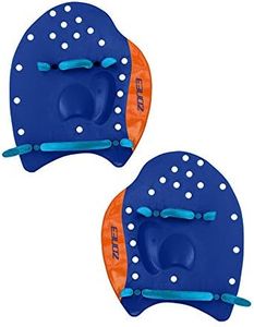 ZONE3 Power Stroke Swimming Hand Paddles, Blue/Red, Small