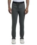 Jockey Men's Slim Fit Cotton Blend Trackpants (37861_Deep Olive_L)