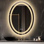 LUVODI LED Lighted Bathroom Mirror,