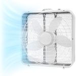 Comfort Zone Box Fan with Carry Han