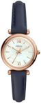 Fossil Women's Quartz Watch analog Display and Leather Strap, ES4502