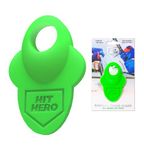 Baseball Batting Grip, Hit Hero, Batters Thumb Guard, Professional Hitting Equipment, Reduce Hitter Bat Sting, Green