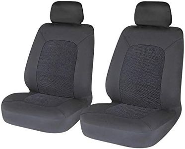 Sakura SS5401 Car and Van Front Seat Covers - 'Hampton - 1 Pair in Black - Universal Easy Fit