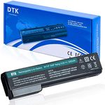 DTK CC06XL 628668-001 628666-001 Laptop Battery Replacement for HP EliteBook 8460p 8460w 8470p 8470w 8560p 8570p ProBook 6360t 6460b 6465b 6470b 6560b 6570b Notebook 10.8V 56Wh