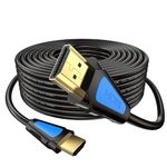 Long HDMI Cable 50 ft,2.0 HDMI 50 Feet Gold-Plated Supports 4K@60HZ,18Gbps,HDR,ARC,Ultra HD,3D,1080P.