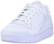 adidas womens Sneaker, White/White/Black, 7 US