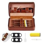 WANTHER Cigar Humidor Portable Trav