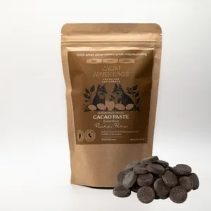 Cacao Adventures Ceremonial Grade Cacao | 100% Pure | Dairy Free & Vegan | Unsweetened | Tropical Desert | 8 oz