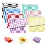 280 Pack Sandwich Paper Sheets 12 x 12 Inches, Dry Wax Checkered Paper Sandwich Paper Food Basket Liners, Grease Proof Liner for Wrapping Bread, Hamburger and Hot Dog