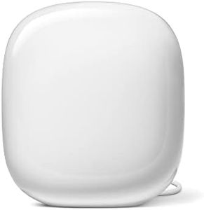 Google Wifi Pro – Wi-Fi 6E Reliable home system with fast speed and whole-home coverage Mesh router snow, Pack of 1