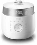 CUCKOO CRP-LHTR0609FW 6-Cup (Uncooked) / 12-Cup (Cooked) Induction Heating Twin Pressure Rice Cooker with Nonstick Inner Pot, 16 Menu Modes, 3 Voice Guide, Auto Clean (White)