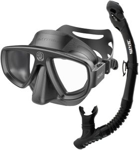 SEAC Set BIS Extreme Dry, Kit en Silicone pour Plongée sous-Marine et en apnée avec Masque et Tuba avec Système Dry Top et soupape de Purge