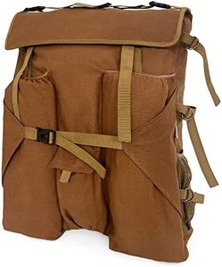 JJRING Large Art Portfolio Bag, Heavy Duty Artist Backpack with Handheld Strap, Art Supply Tote Bag for Carrying 18x24 Artwork, Drawing Boards (Brown)