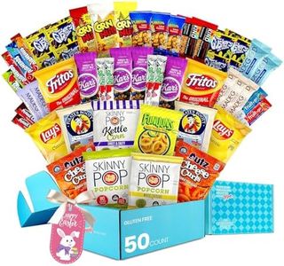 Gluten Free Palace Healthy Snack Variety Box - Valentine's Day Gluten Free Snack Pack - Chips for College, Corporate Gifts (50 Count)