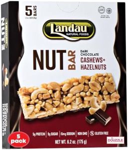 DOUzzle Kosher, Dark Chocolate Nut Bars with Cashews & Hazelnuts (6.2 Ounce, 5 Count) Gluten Free Non-GMO Snack Bars