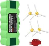 JUNWOOD Upgrade 6.4Ah 14.4V Lithium Ion Battery Replacement for iRobot Roomba R3 500 600 700 800 900 Series 510 531 535 540 550 552 560 570 580 595 620 650 660 760 770 780 790 Vacuum Cleaner Battery