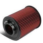 DNA Motoring AFPN-228-RD Clean Air Washable Drop In Panel Air Filter Enhance Engine Performance [Compatible with 13-19 Ford Escape / 07-18 Focus / 14-16 Transit Connect / 15-19 MKC ]