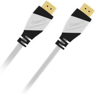15 Ft HDMI Cable, GearIT 5-Pack Pro Series HDMI 2.0 Cable 15 Feet High Speed Ethernet Support 4K 60Hz / 1440P 144hz Resolution in 3D Video and 3D Gaming and ARC Audio Return Channel, White