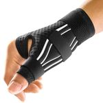 FREETOO Ergonomical Thumb Support for Arthritis, Breathable and Soft Thumb Splint, Right Hand or Left Hand Thumb Brace for Trigger Thumb,Tendonitis,Sprain.Fit both Women and Men(S/M White/Black)