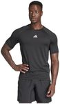 Adidas KLV82 Men's Short Sleeve T-Shirt, Gym + Training, Short Sleeve T-Shirt, Black (IP2310), L