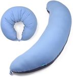 BYRIVER 39" C Shaped Body Pillow fo