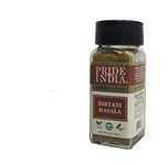 Pride of India – Indian Biryani Masala Seasoning Spice - 2.40 oz. Small Dual Sifter Bottle – Gourmet Spice Blend - Ideal for Layered Vegetable and Meat Pilaf – Suitable for Vegetarians & Vegans