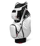 Sun Mountain 2021 EcoLite Golf Cart Bag (Black-White-Gunmetal-RED)