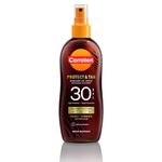 Carroten OmegaCare Tanning Oil SPF 30, 150 ml - Tan Accelerator with Sun Protection - Sun Tan Spray with Omega Fatty Acids - Spray Sunscreen with Carrot and Coconut Oils