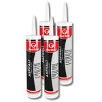 Red Devil 0637 Acrylic Asphalt Crack Filler Sealant, 10.1 fl. oz, Black, 4 Pack