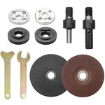 YEYIT 10Pcs Accessories for Angle Grinder Hand Drill Conversion Connecting Rod Grinder Angle Grinder Spanner Flange Nut Cutting Discs Metal Grinding Discs Grinder Tightening Devices Power Tools