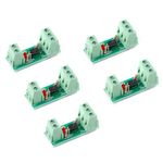 EC Buying 5Pcs 3-5V Optocoupler Isolation Board Optoelectronic Isolator EL817 PC817 Card Rail Bracket Input 3-5 V Optocoupler Isolation Module 1 Channel Opto PNP NPN Signal Converter