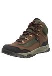 Timberland Mens Lincoln Peak Waterproof Hiker Chukka/Mid, Dark Brown Leather, 10 UK Wide