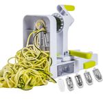 HASTHIP® Vegetable Slicer for Kitchen, 5 Blades Vegetable Cutter for Kitchen, Potato Slicer Onion Slicer Vegetable Chopper for Kitchen, Multifunctional Vegetable Cutter for Squash, Potatoes, Carrots
