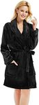 U2SKIIN Women Fleece Robe, Short Co