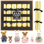 Kuckoo Crackers - 6 x 13-inch Furry Friends Christmas Crackers